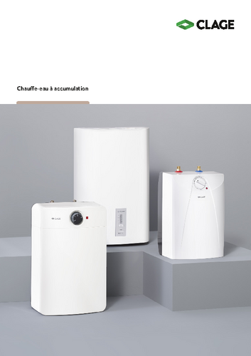 Chauffe-eau instantané électrique compact CEX 9 (CX2) · CLAGE.fr